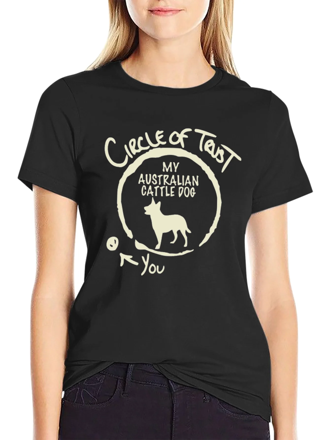 Camiseta Hombre C¨ªrculo de Confianza Australian Cattle Dog