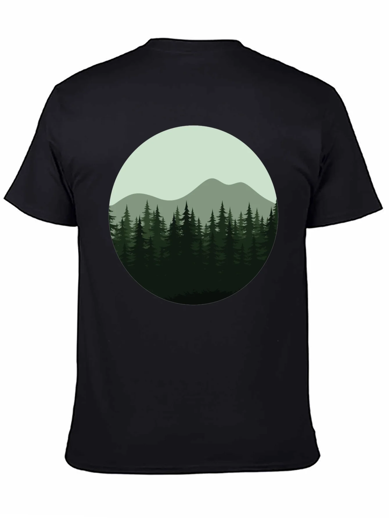 Rebbecca Natures Embrace Tee: Forest Mountain Design