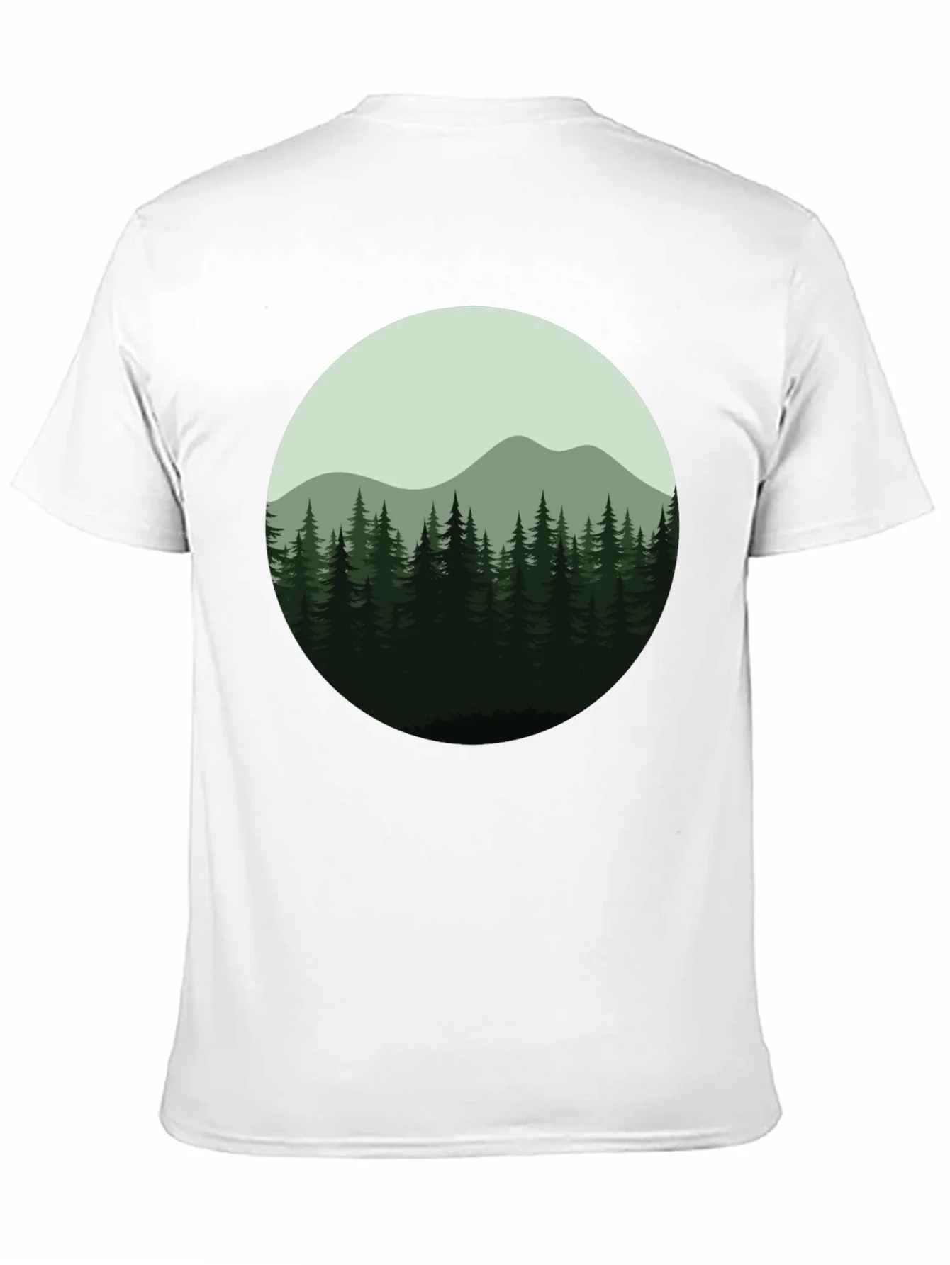 Rebbecca Natures Embrace Tee: Forest Mountain Design