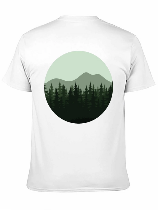 Rebbecca Natures Embrace Tee: Forest Mountain Design