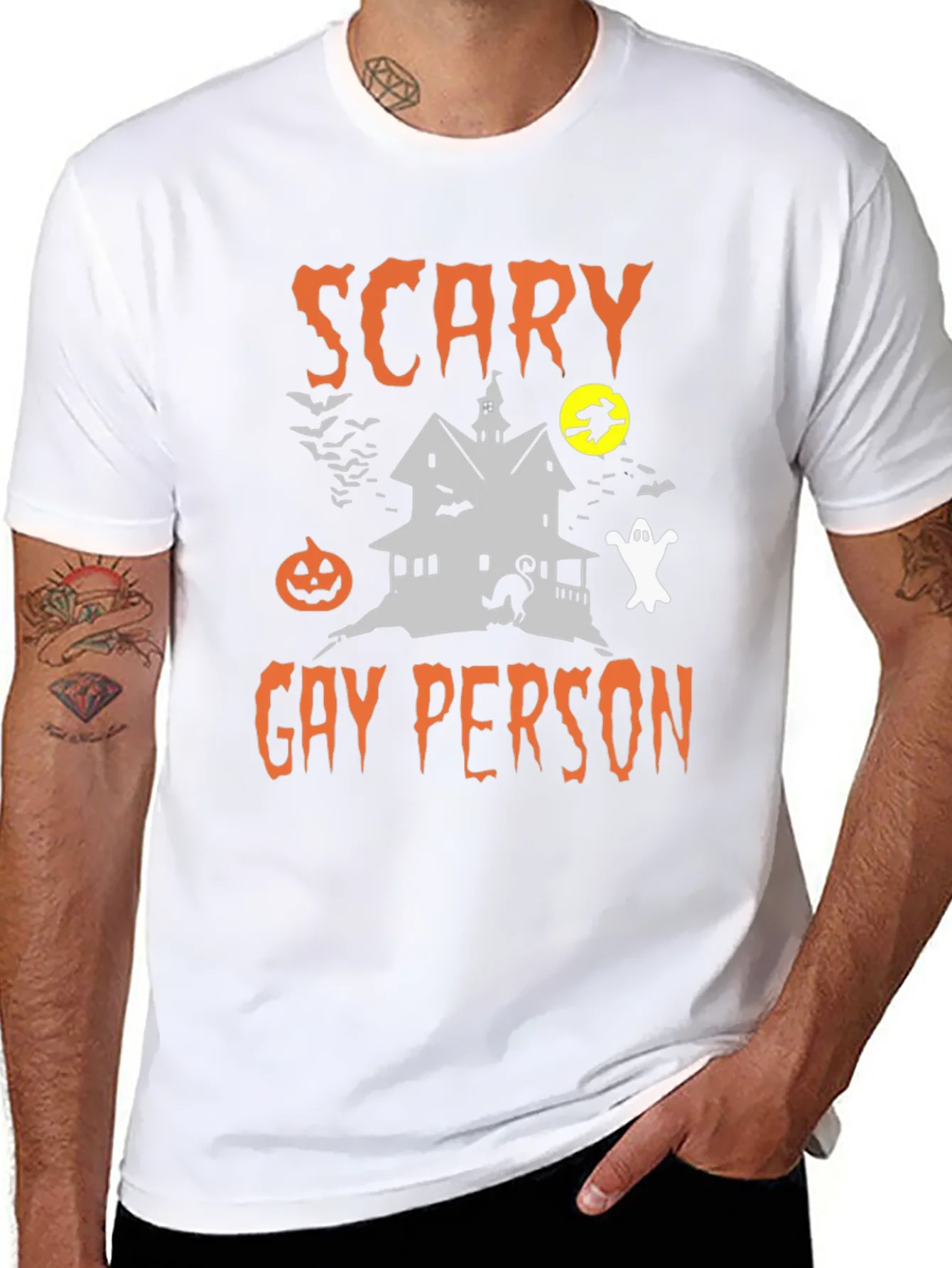 Rebbecca Scary Gay Person Halloween T-Shirt