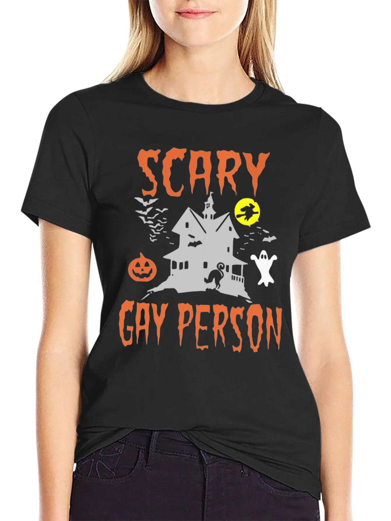 Rebbecca Scary Gay Person Halloween T-Shirt