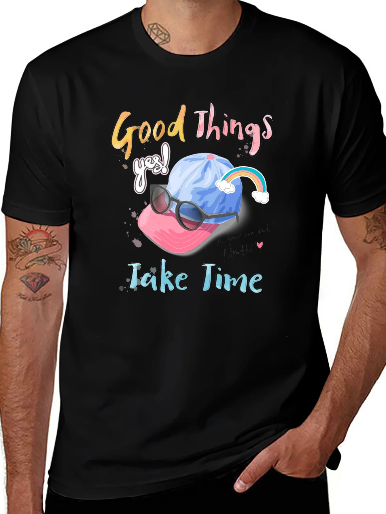 Rebbecca Good Things Take Time Graphic Tee