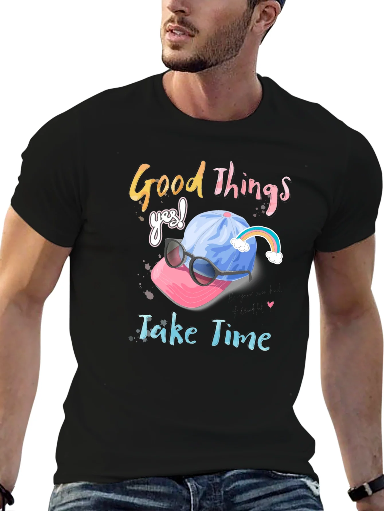 Rebbecca Good Things Take Time Graphic Tee