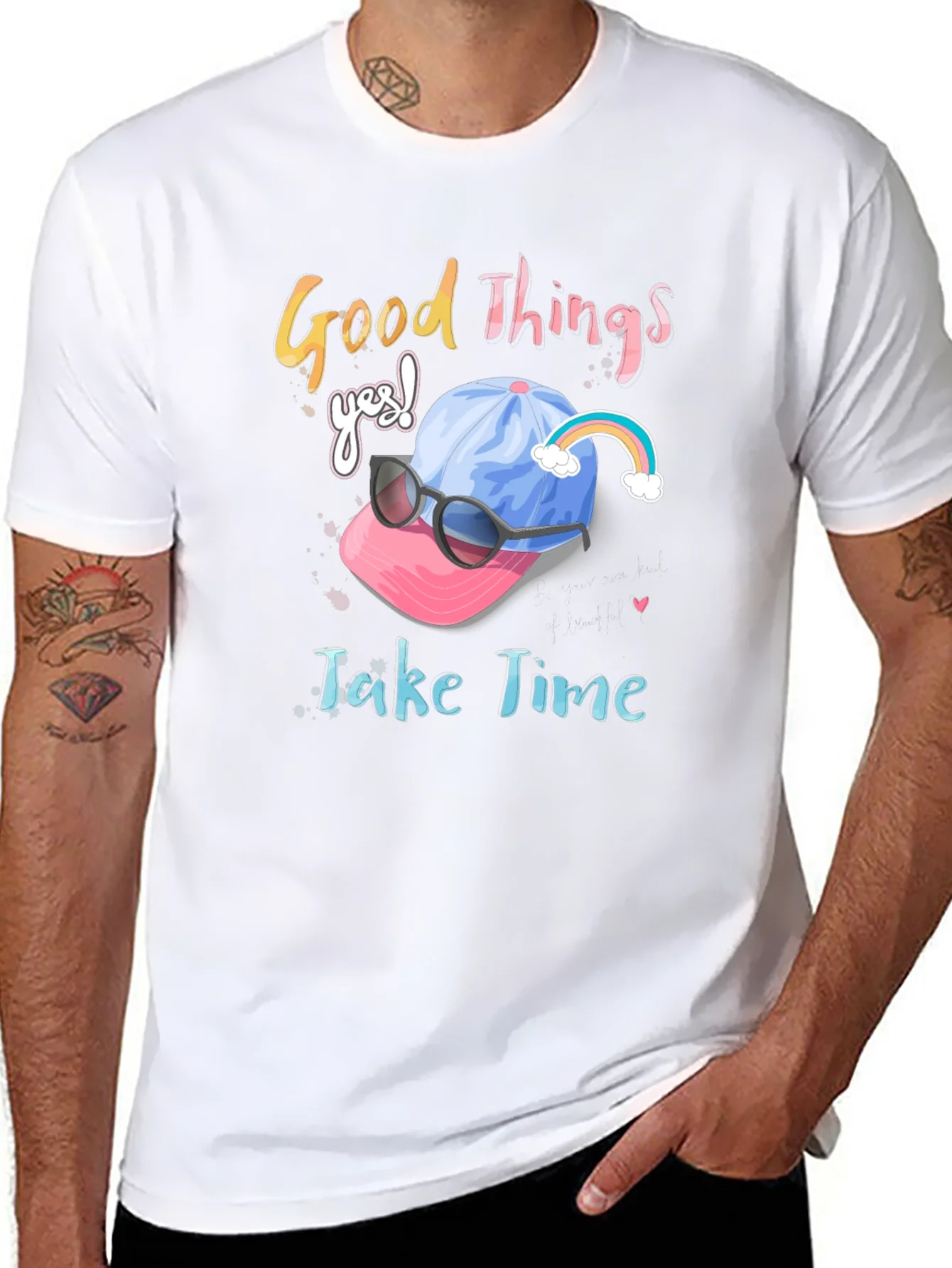 Rebbecca Good Things Take Time Graphic Tee