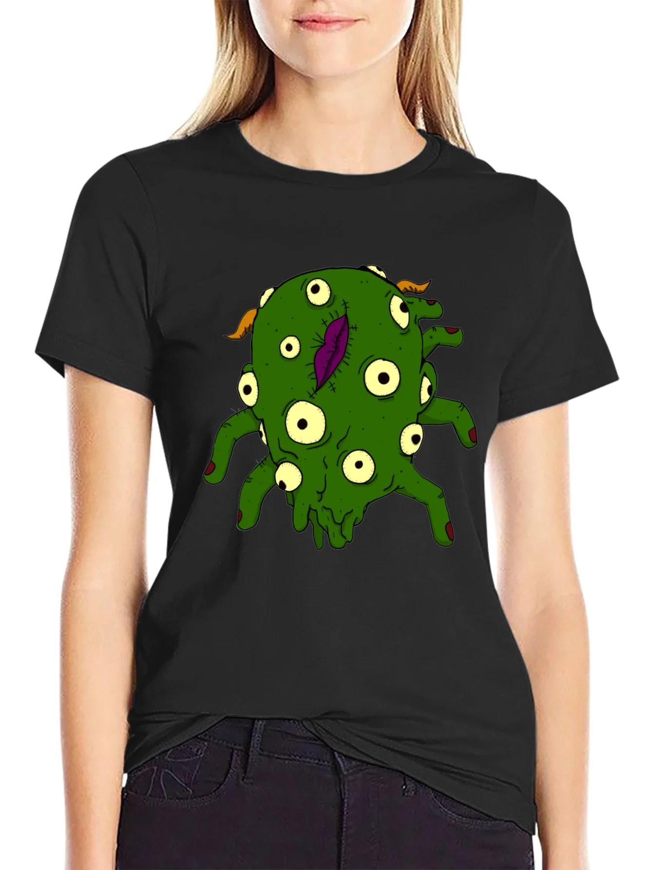 Rebbecca Eye-Catching Creature Graphic T-Shirt