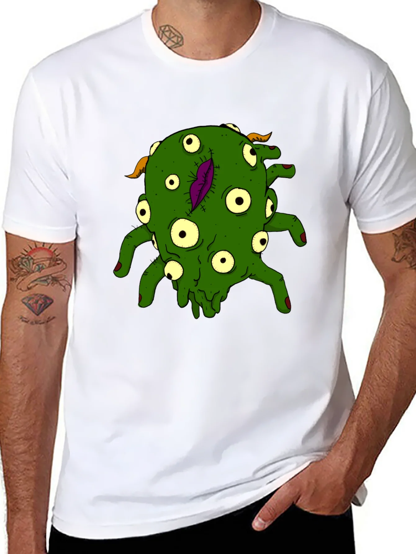 Rebbecca Eye-Catching Creature Graphic T-Shirt