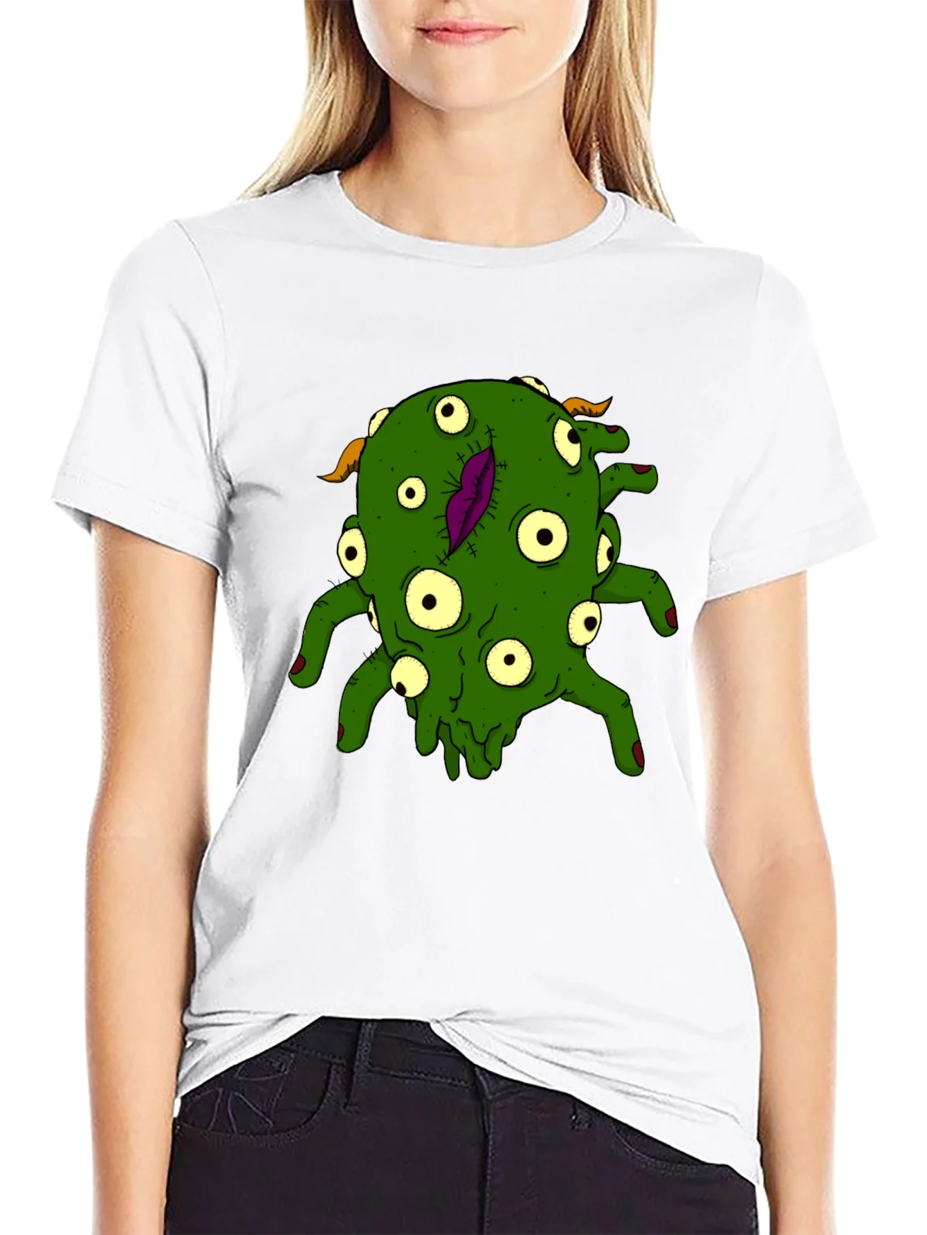 Rebbecca Eye-Catching Creature Graphic T-Shirt