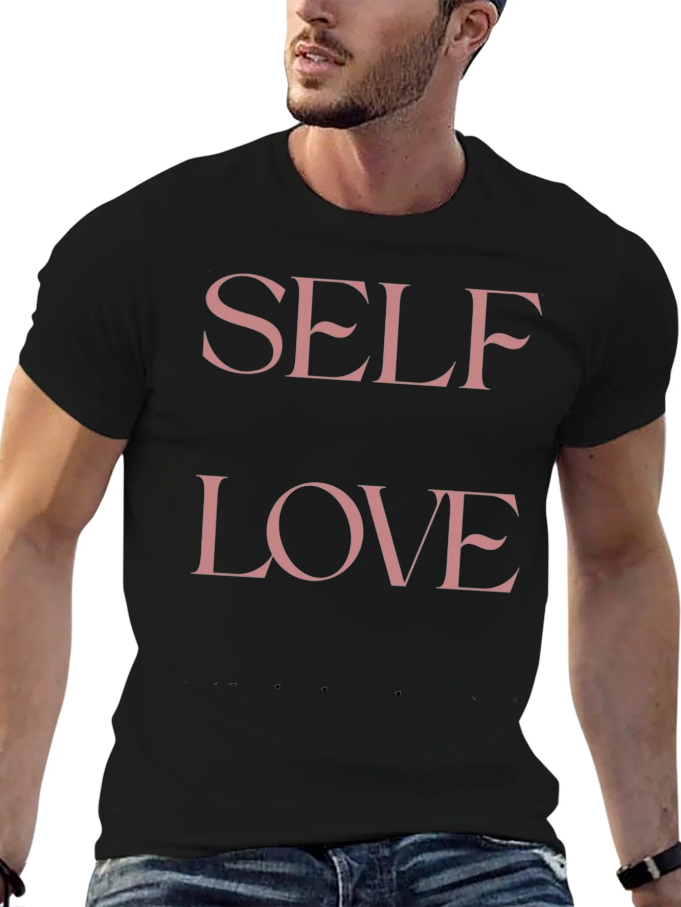 Rebbecca Self Love Graphic Tee - Black T-Shirt