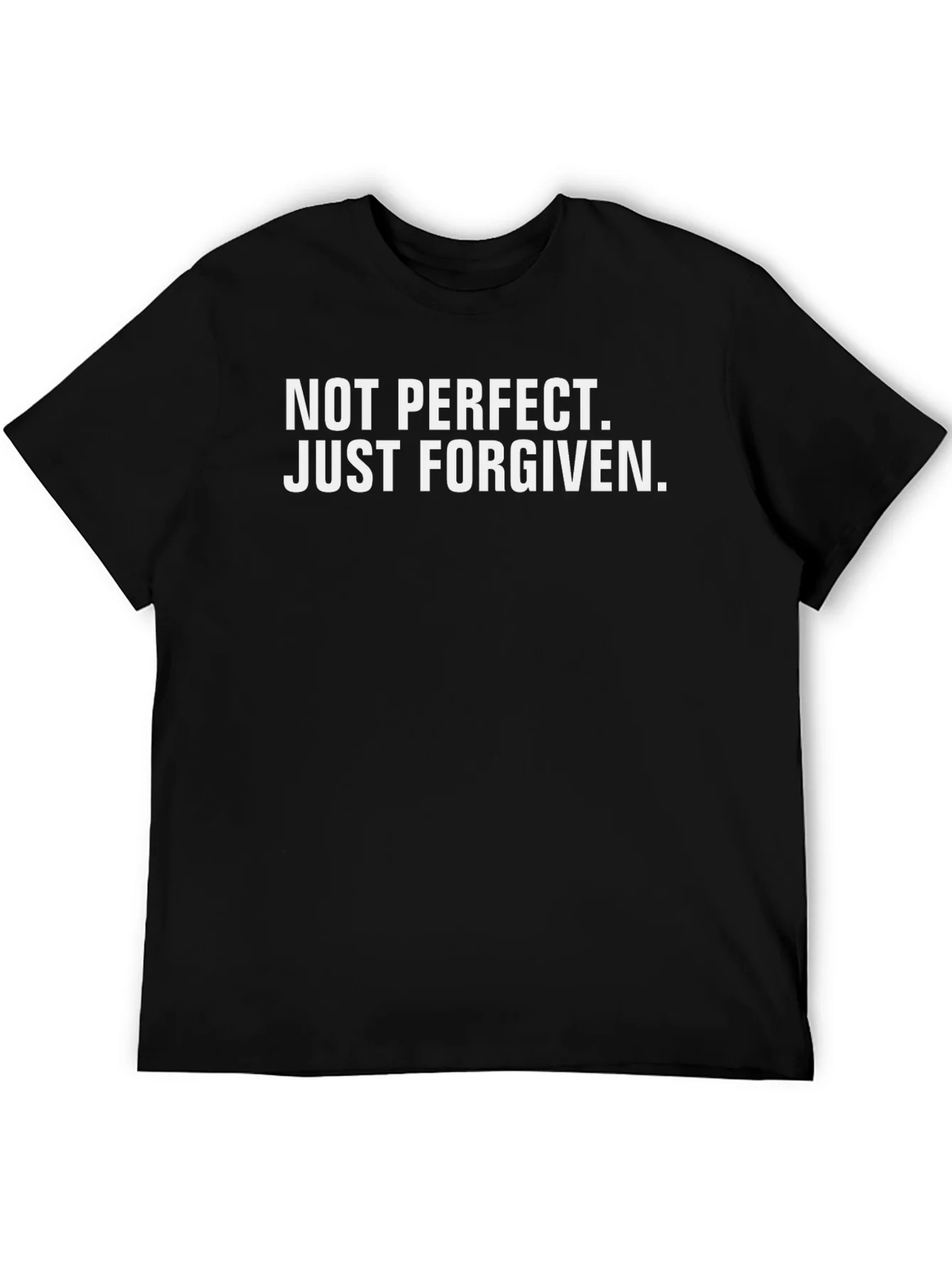 Camiseta Negra: No Perfecto Solo Perdonado