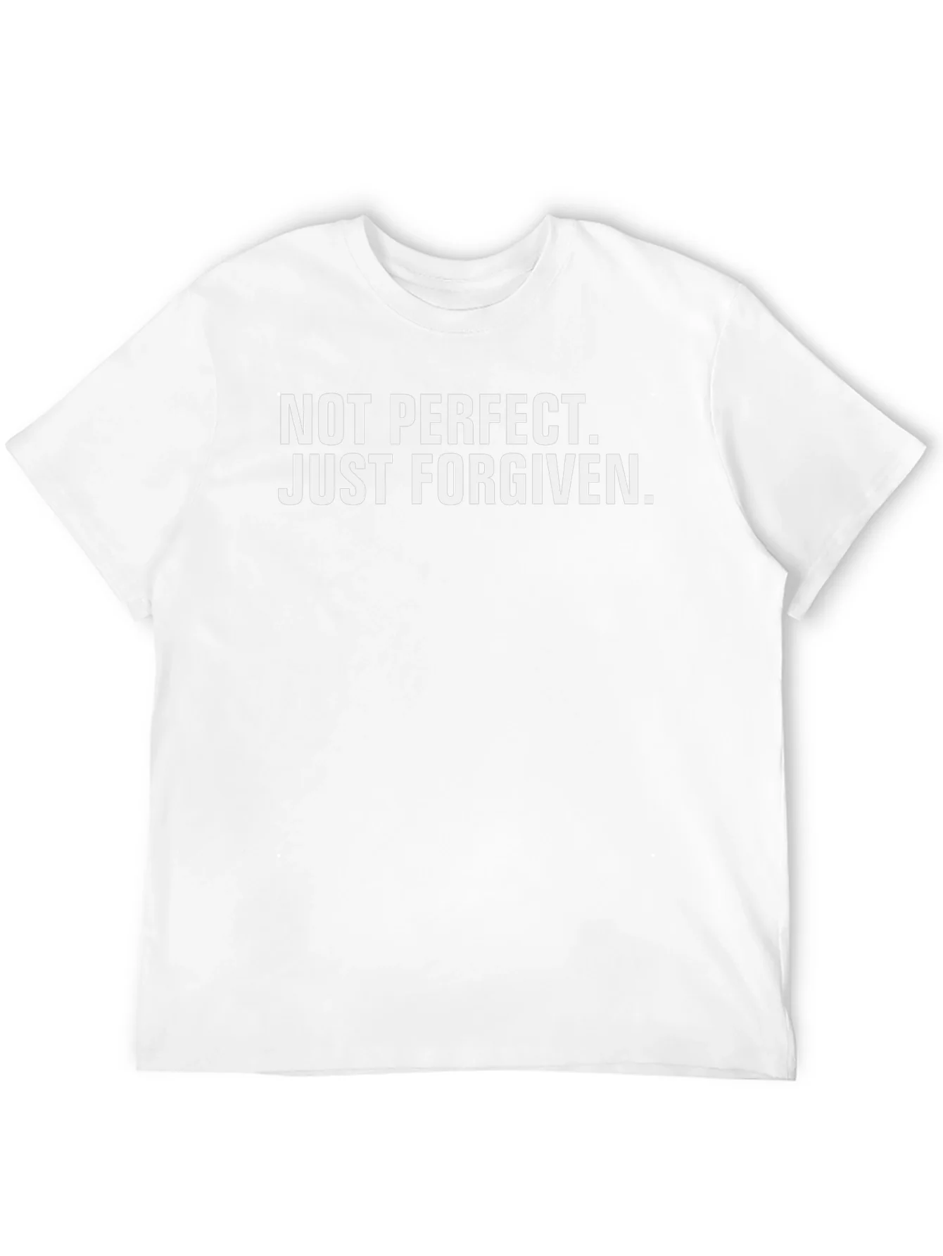 Camiseta Negra: No Perfecto Solo Perdonado