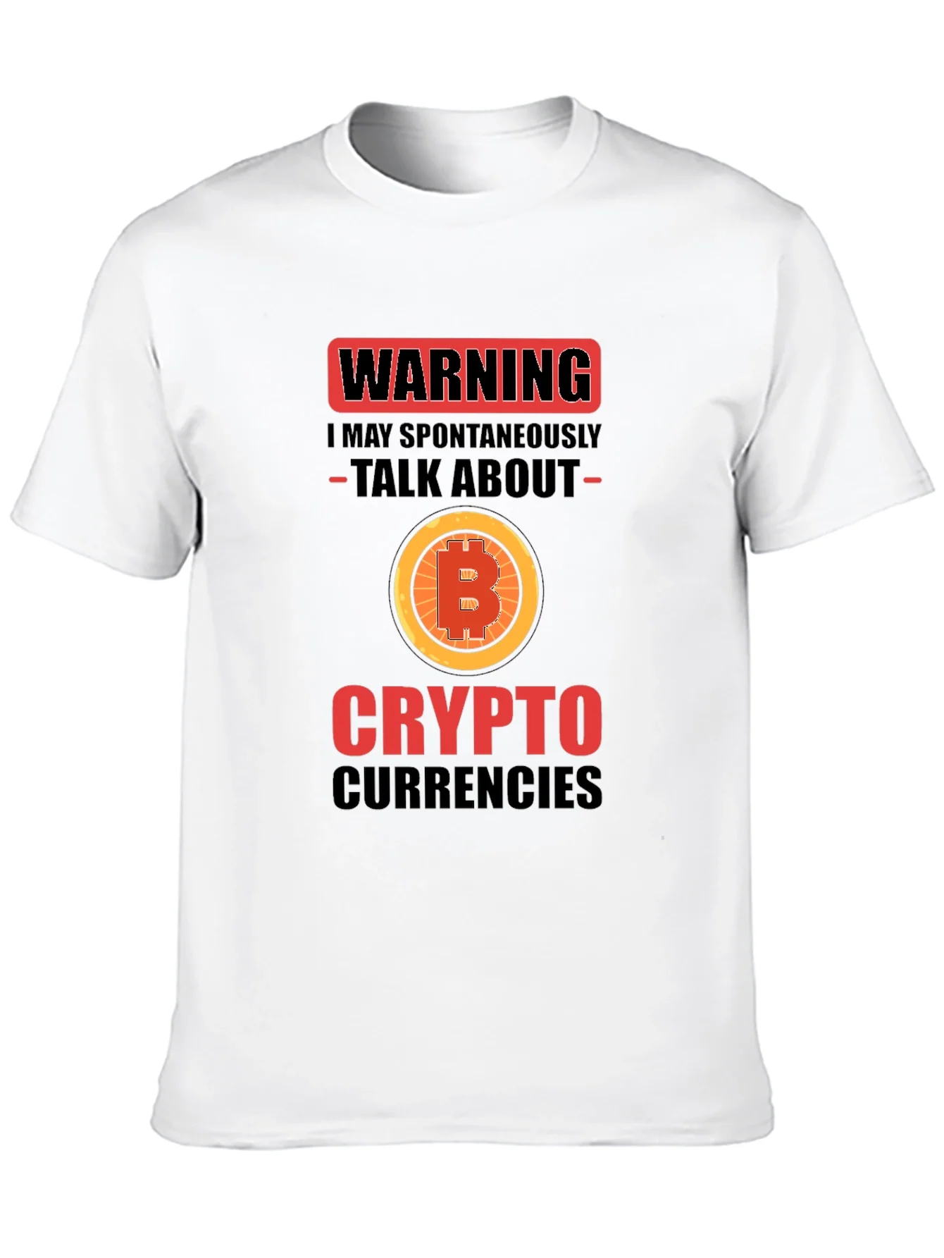 Camiseta Crypto Warning Bitcoin