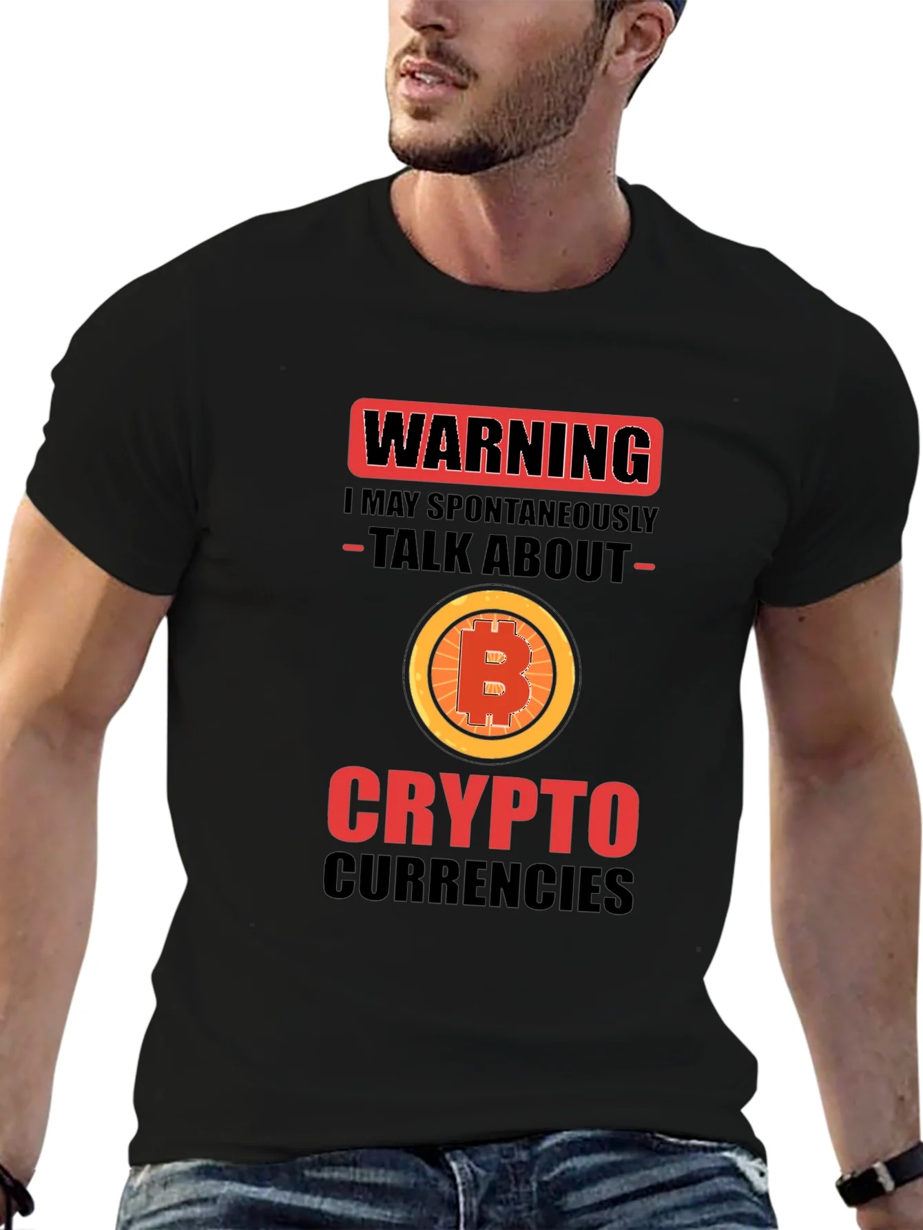 Camiseta Crypto Warning Bitcoin