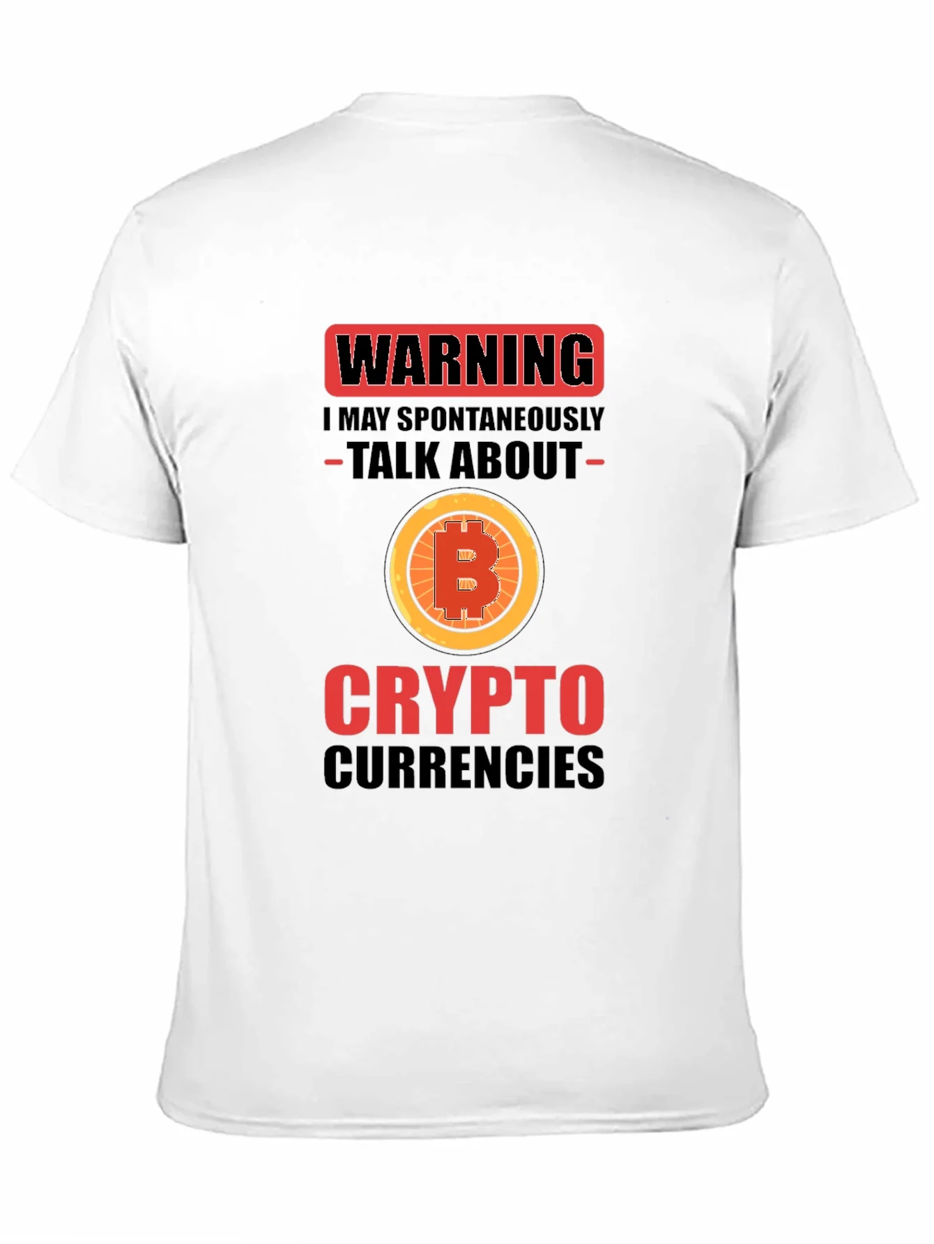 Camiseta Crypto Warning Bitcoin
