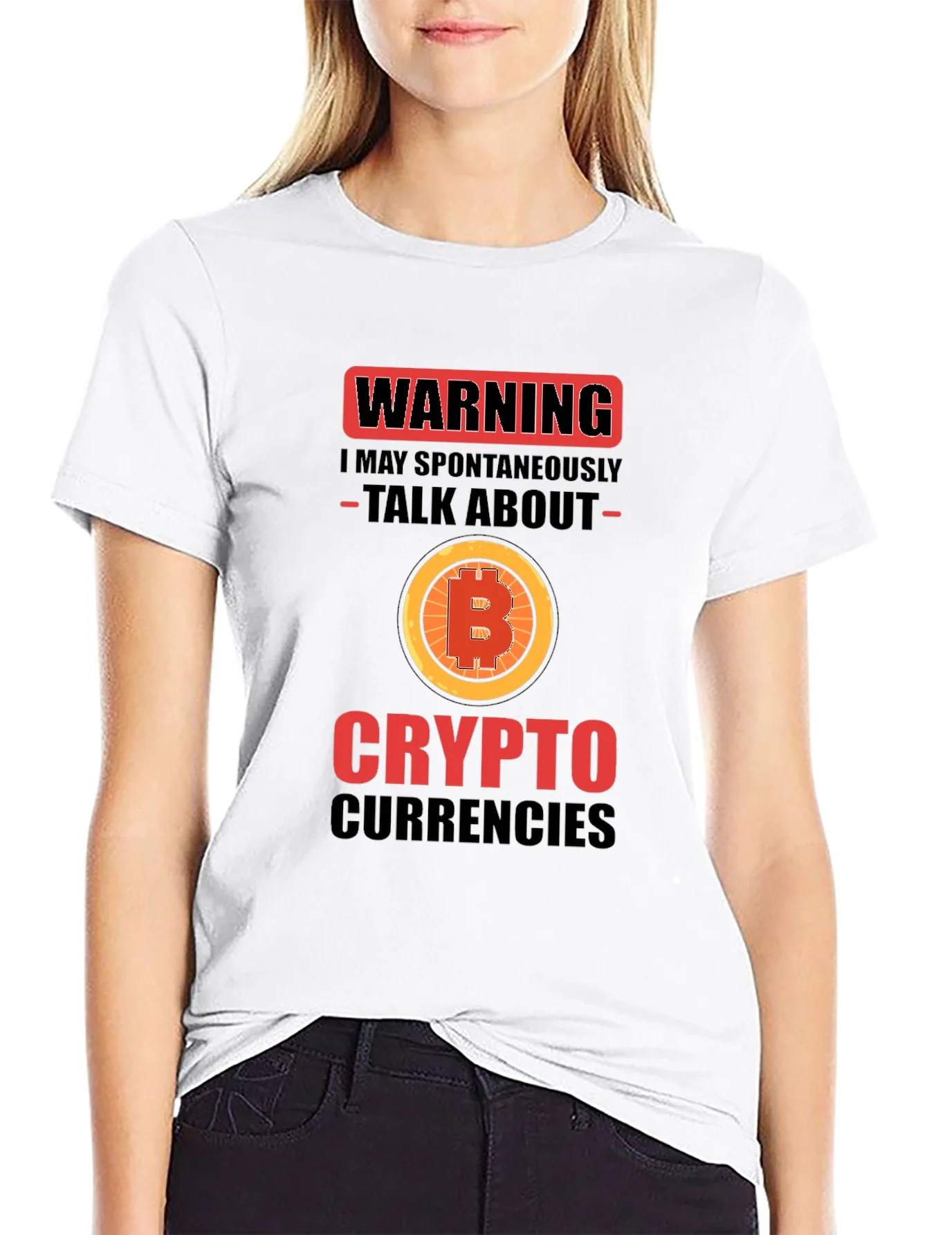 Camiseta Crypto Warning Bitcoin