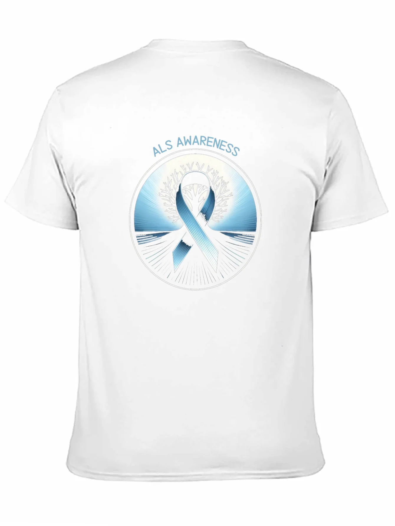Rebbecca ALS Awareness Ribbon Graphic T-Shirt