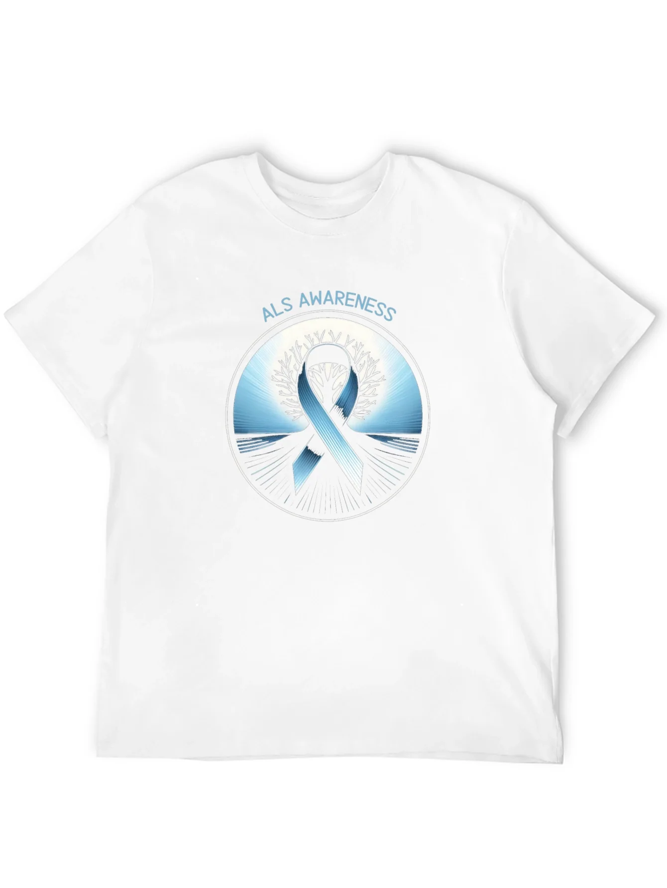 Rebbecca ALS Awareness Ribbon Graphic T-Shirt