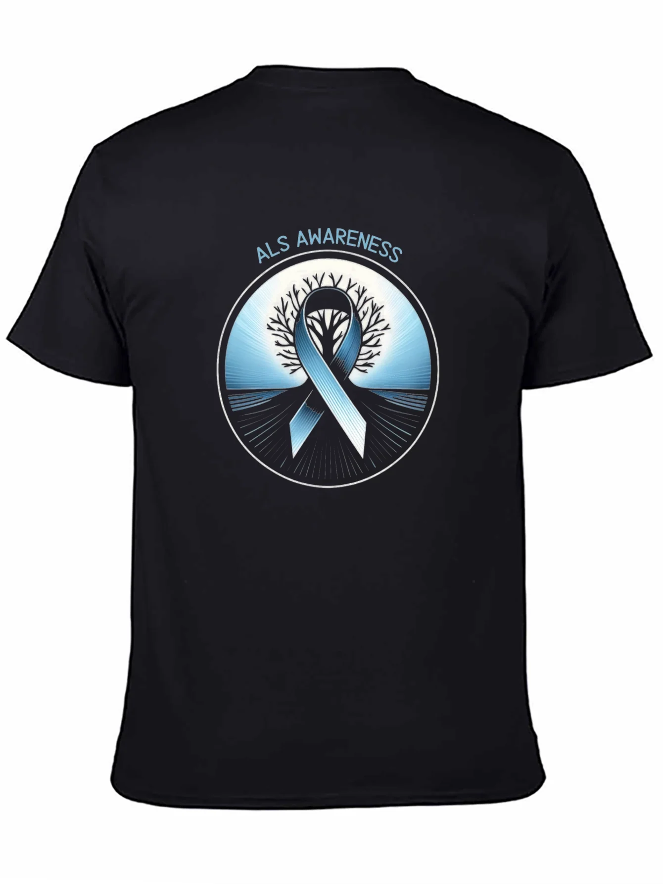 Rebbecca ALS Awareness Ribbon Graphic T-Shirt