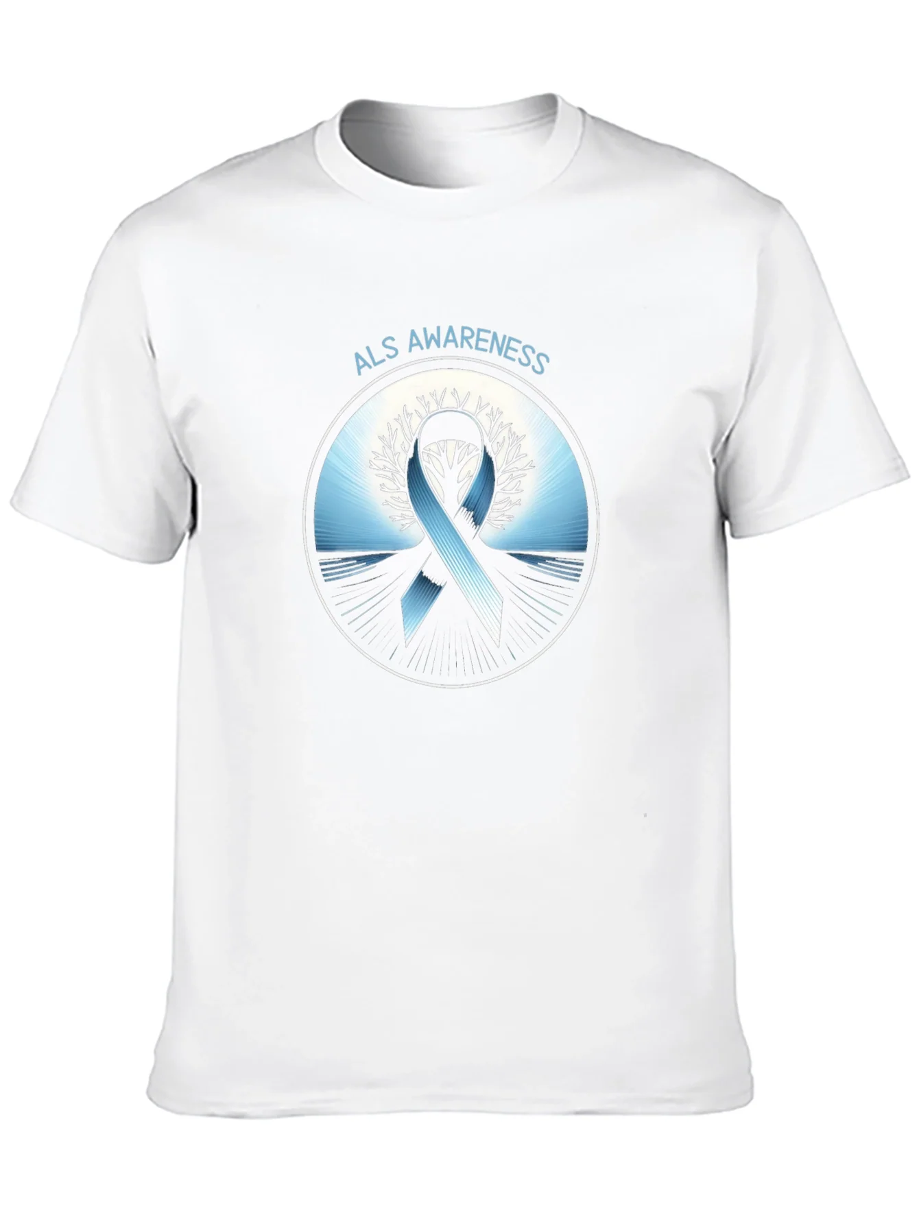 Rebbecca ALS Awareness Ribbon Graphic T-Shirt