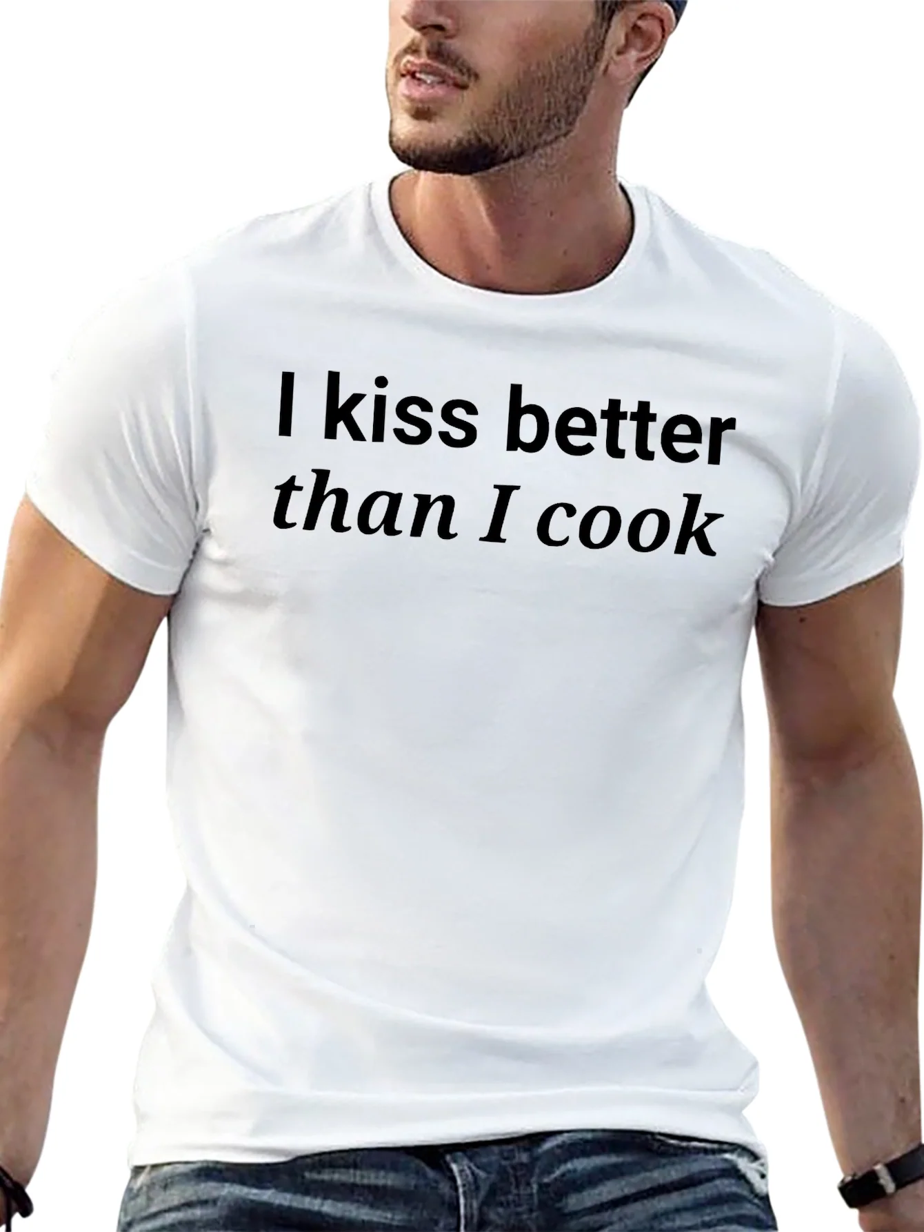Camiseta Divertida Beso Mejor Que Cocino