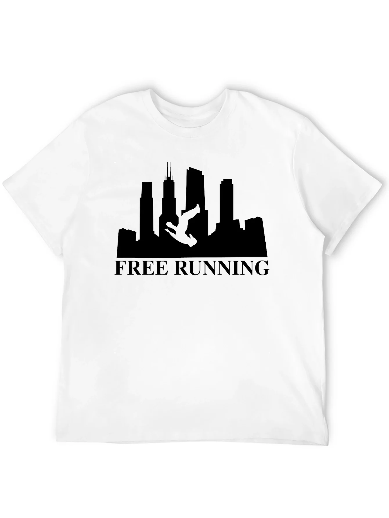 Rebbecca Free Running Black T-Shirt - Urban Style