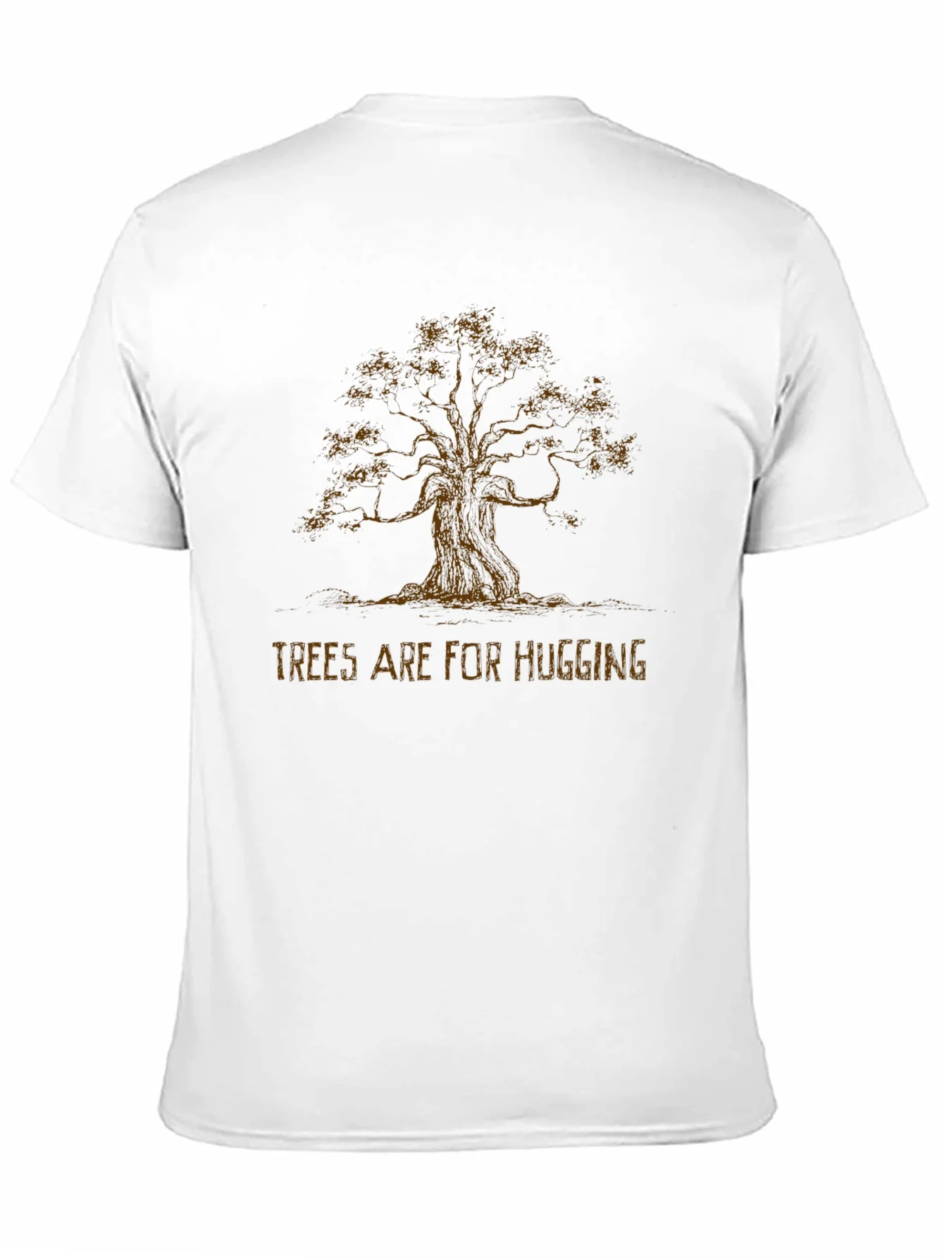 Camiseta Negra ¨¢rboles para Abrazar