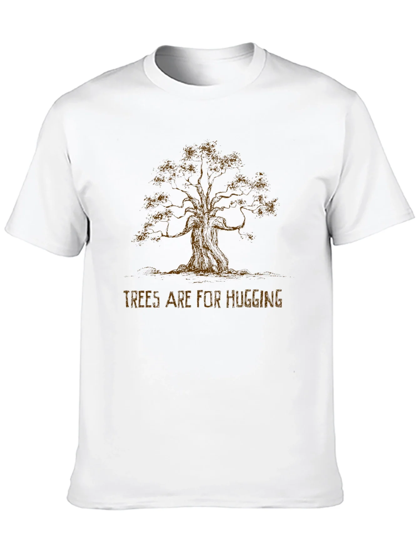 Camiseta Negra ¨¢rboles para Abrazar