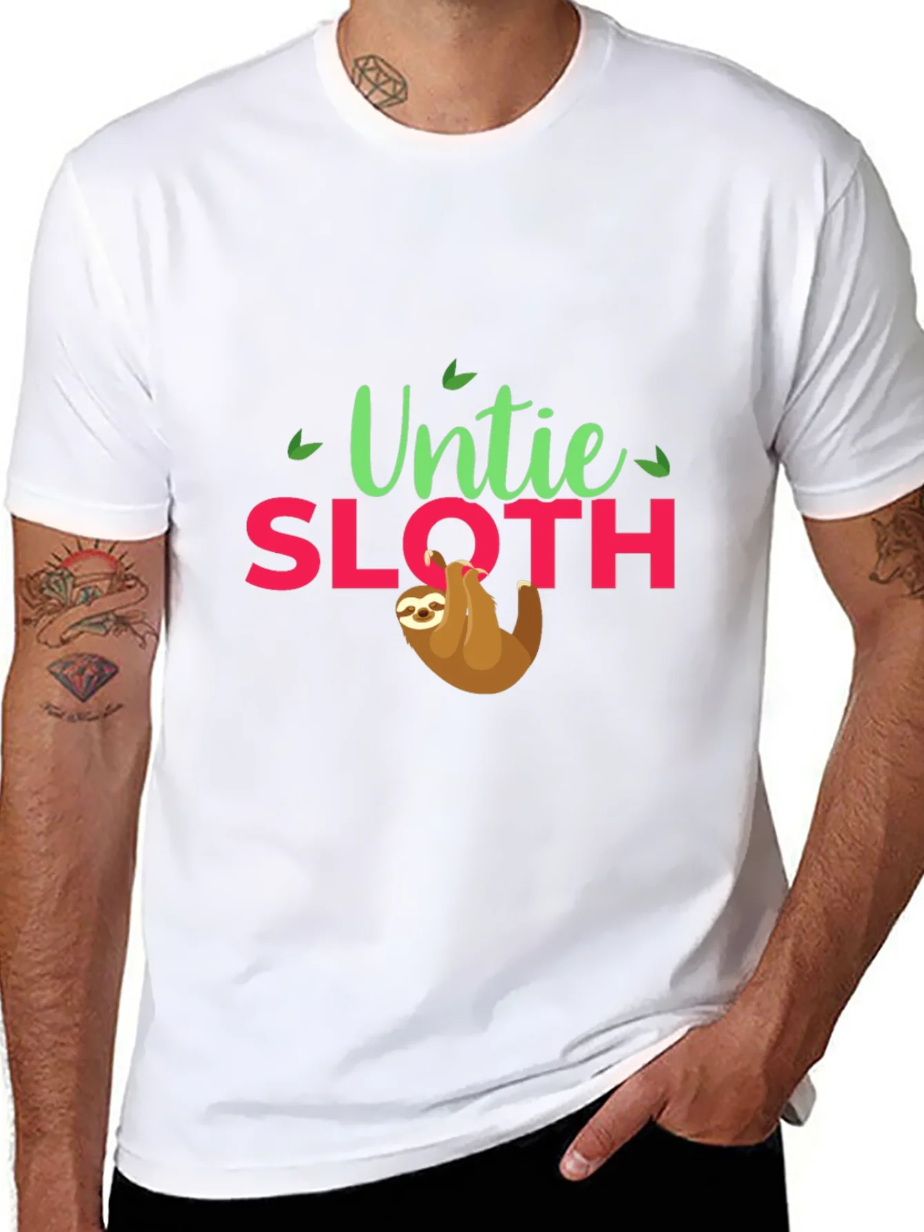 Rebbecca Untie Sloth Graphic Tee - Relaxed Style