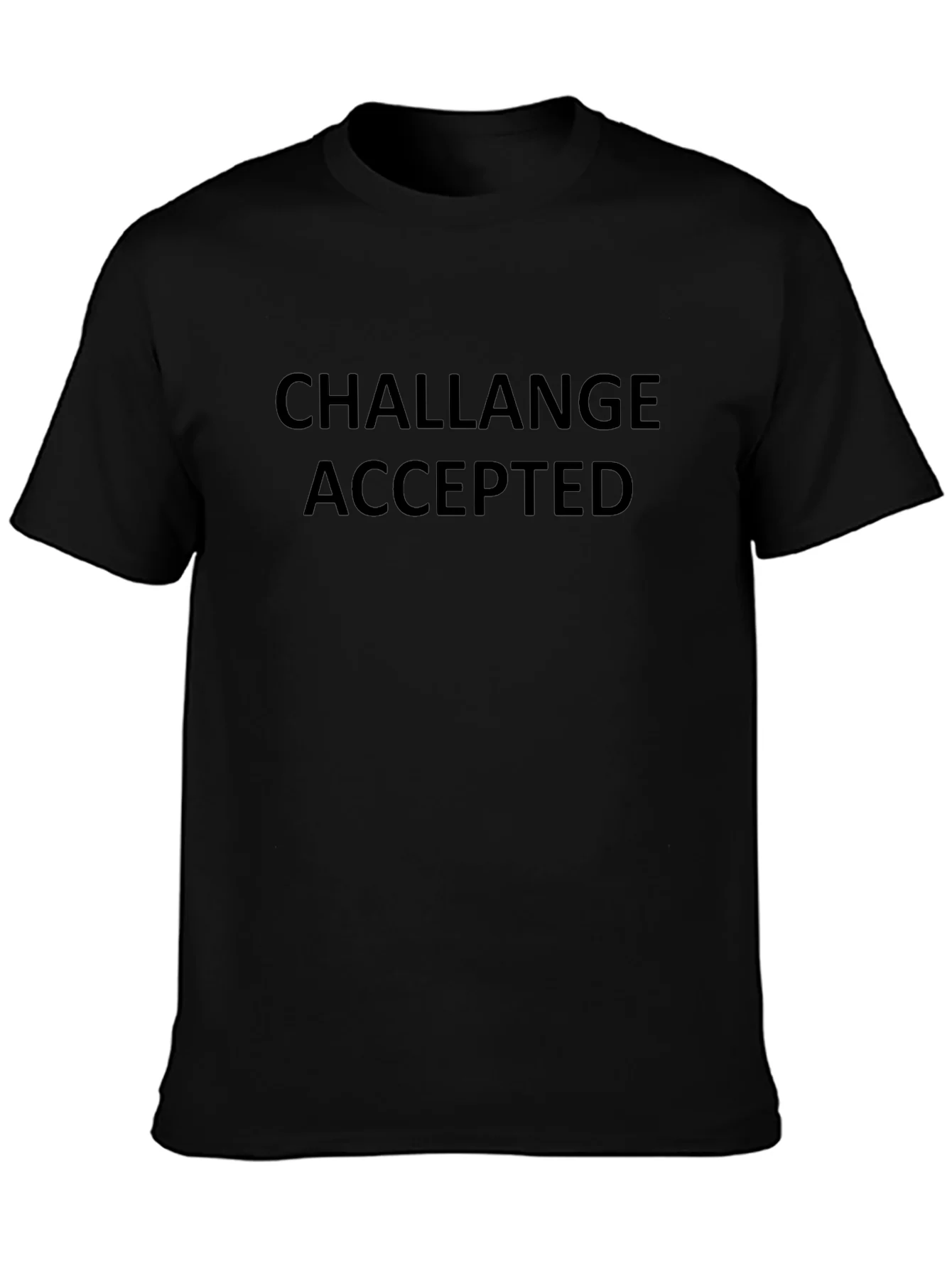 Camiseta Negra: Desaf¨ªo Aceptado