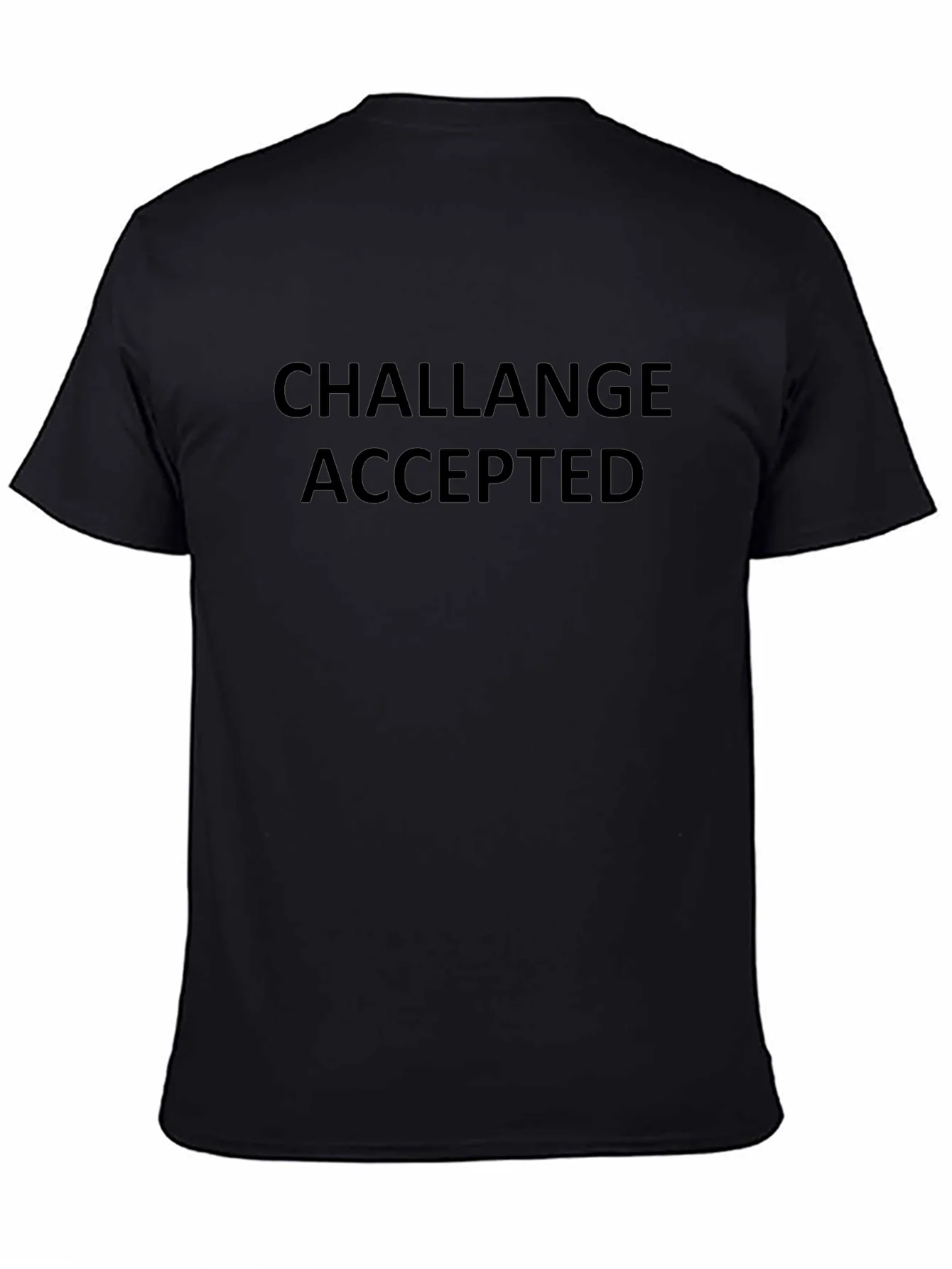 Camiseta Negra: Desaf¨ªo Aceptado