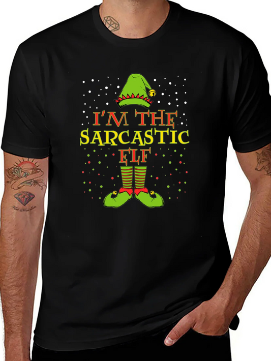 Rebbecca Sarcastic Elf Christmas T-Shirt - Holiday Fun