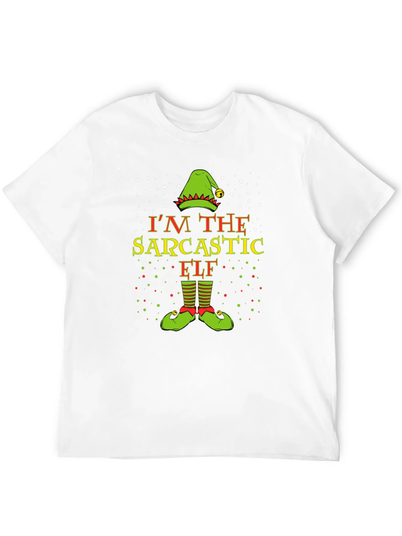 Rebbecca Sarcastic Elf Christmas T-Shirt - Holiday Fun