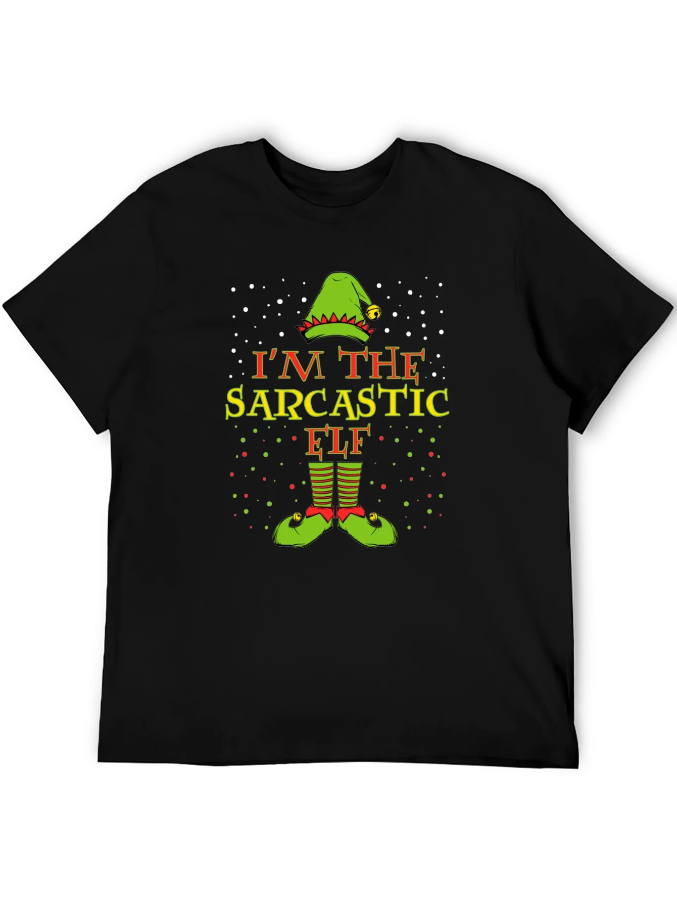 Rebbecca Sarcastic Elf Christmas T-Shirt - Holiday Fun