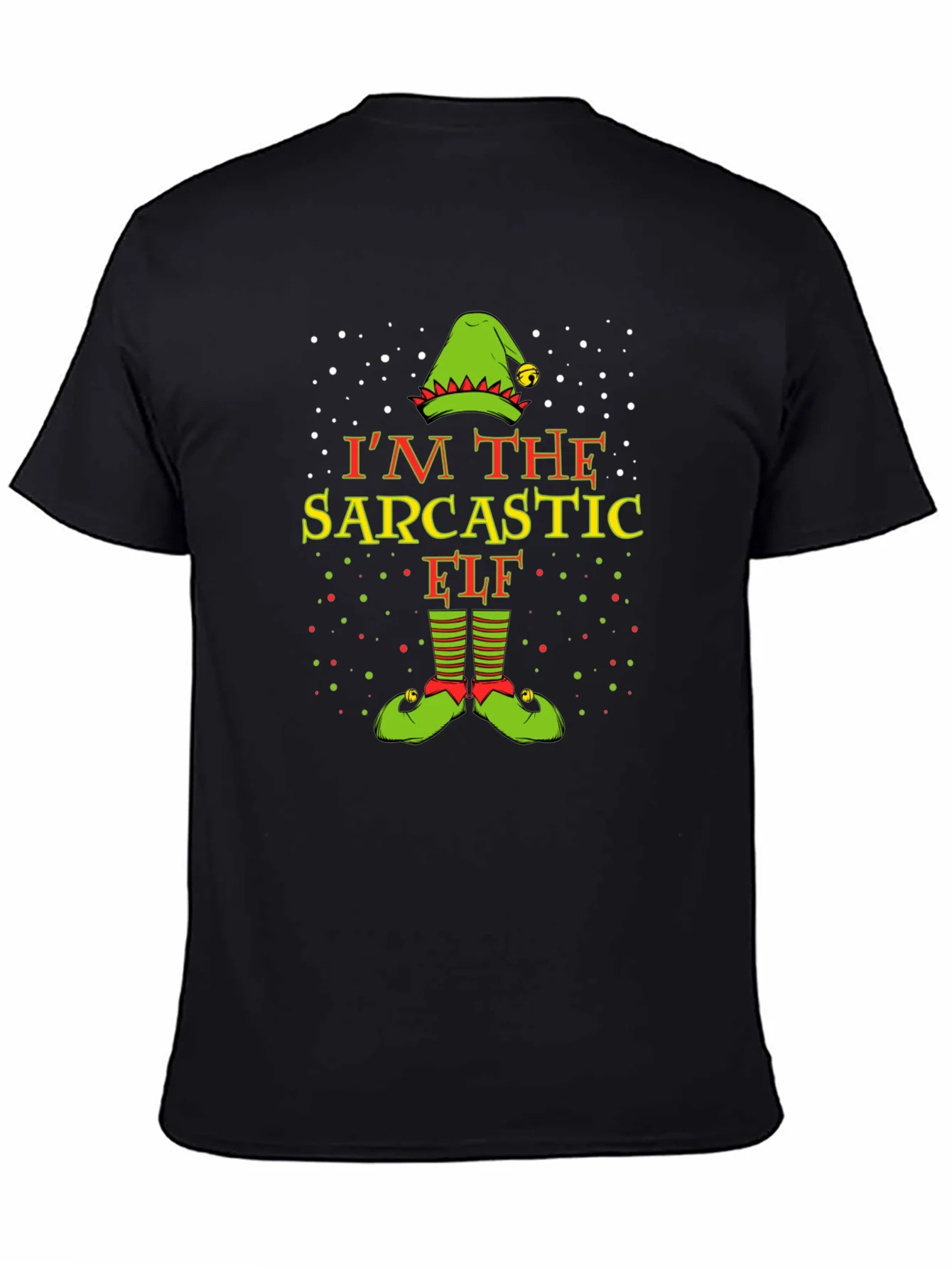 Rebbecca Sarcastic Elf Christmas T-Shirt - Holiday Fun