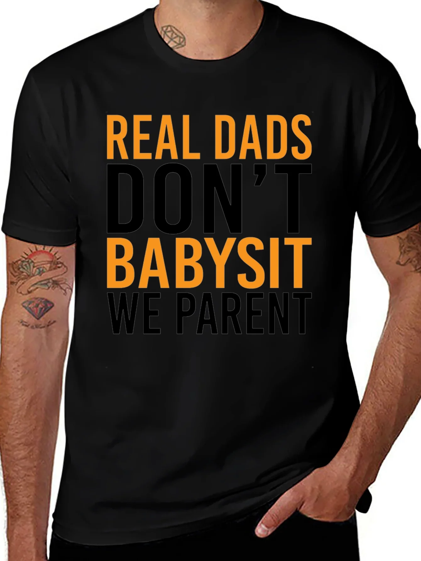 Camiseta Negra Real Dads