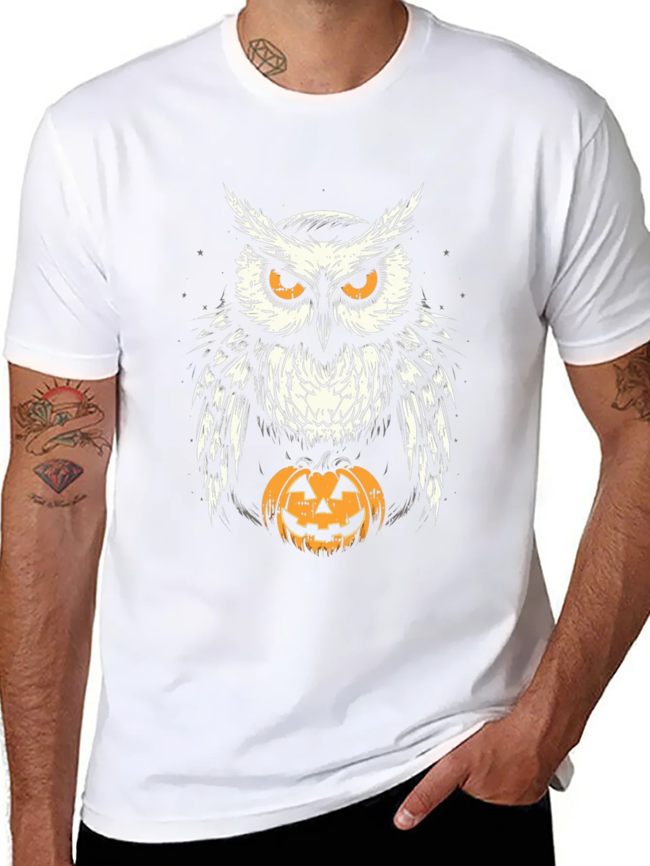 Rebbecca Owl & Pumpkin Halloween T-Shirt