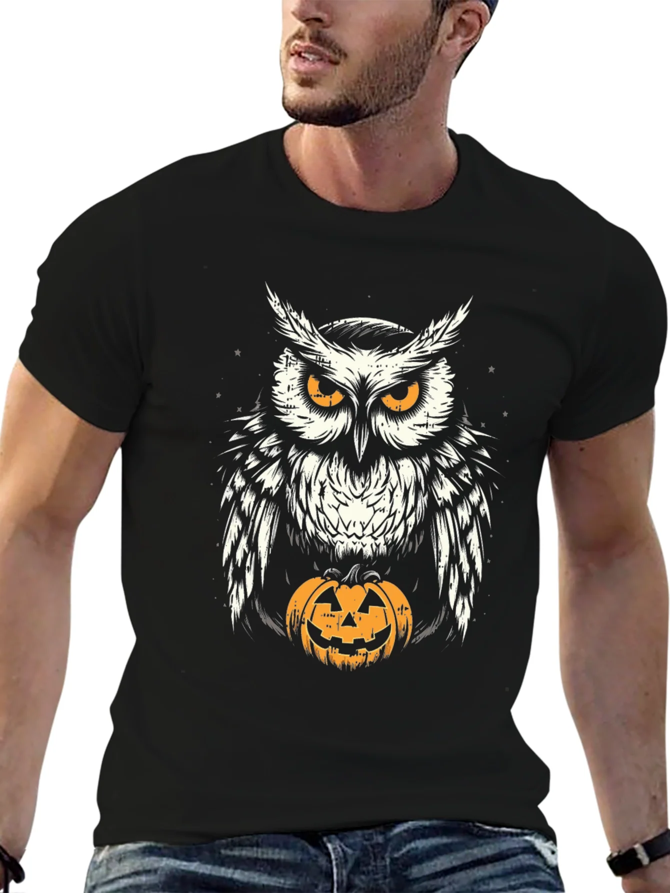 Rebbecca Owl & Pumpkin Halloween T-Shirt