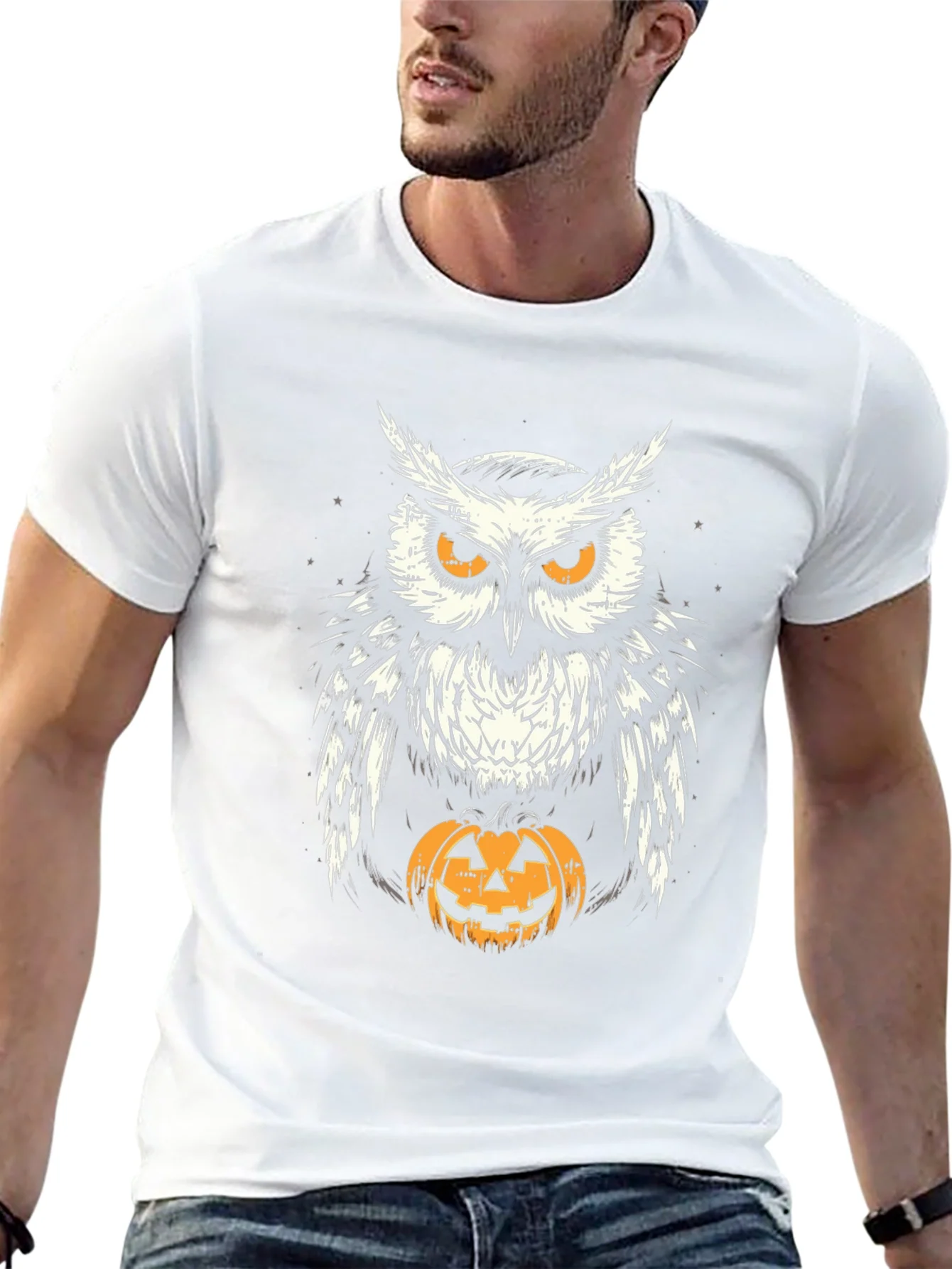 Rebbecca Owl & Pumpkin Halloween T-Shirt