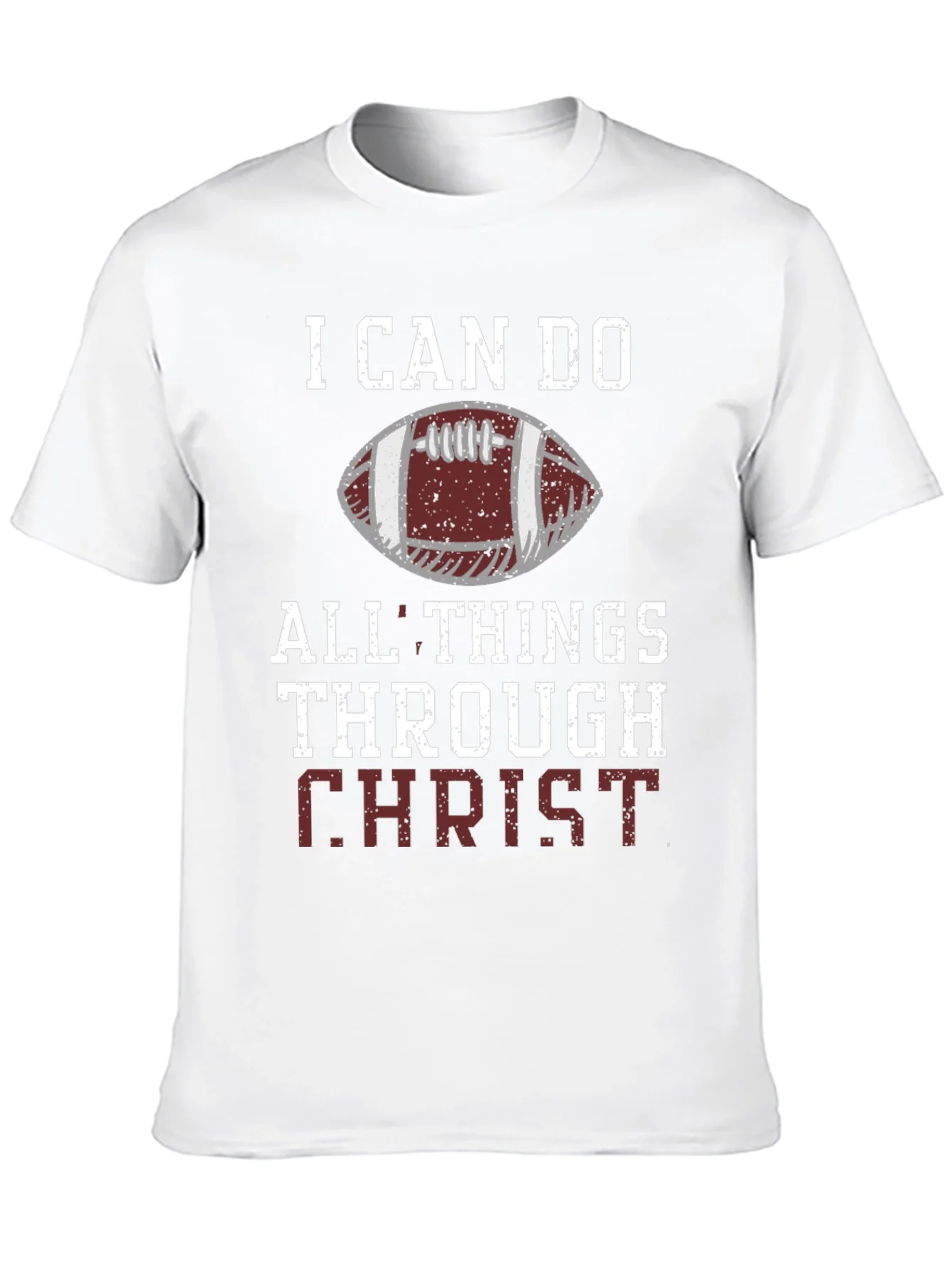 Camiseta Cristiana F¨²tbol Americano: Todo a Trav¨¦s de Cristo
