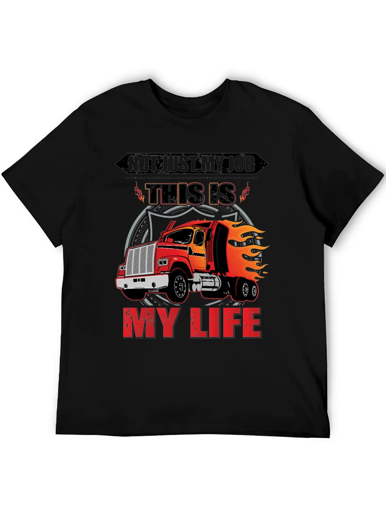 Rebbecca Trucker T-Shirt: Not Just My Job My Life!