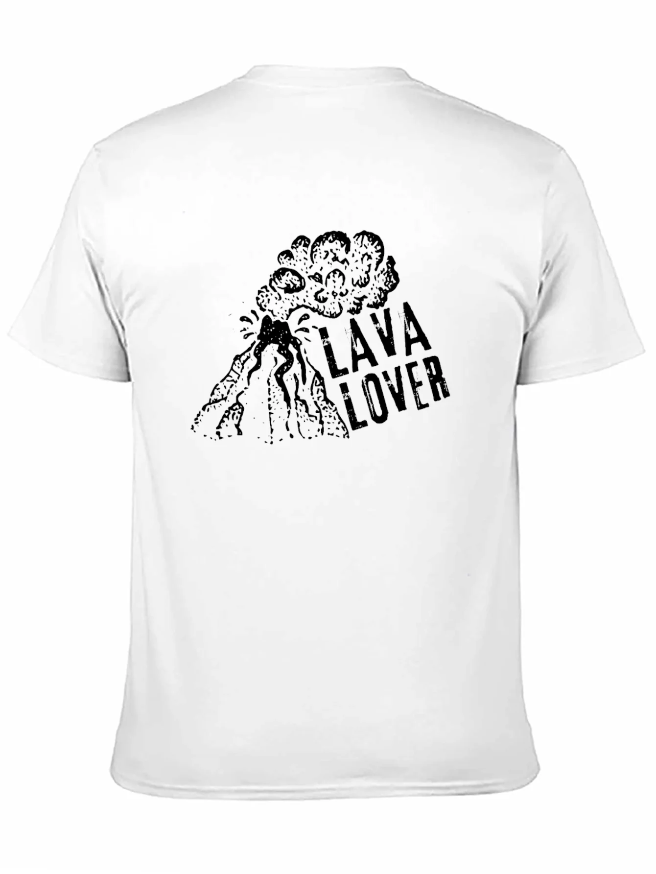Camiseta Negra Lava Lover para Hombre
