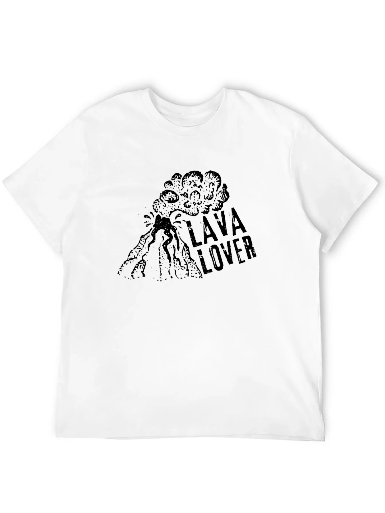 Camiseta Negra Lava Lover para Hombre