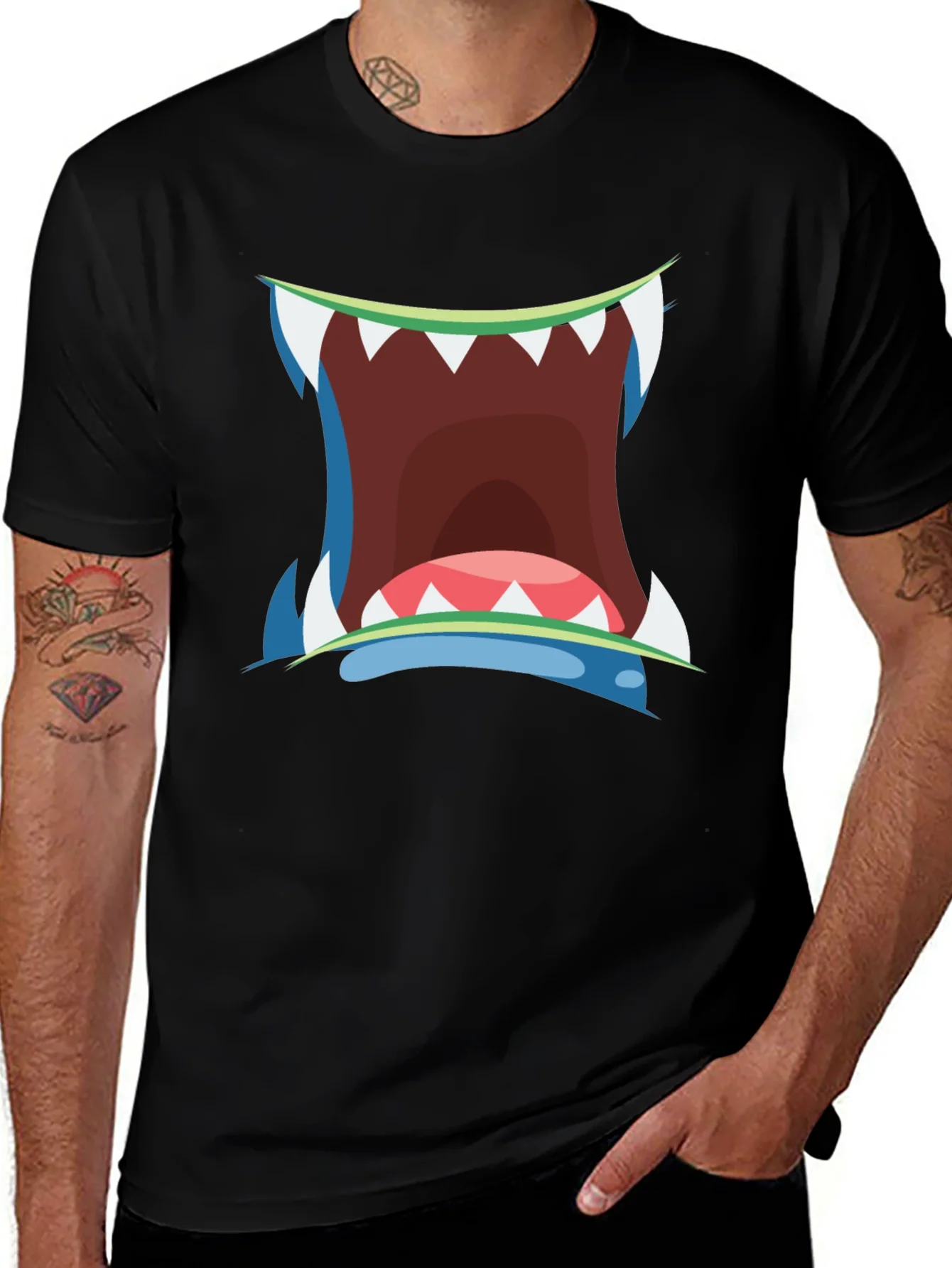 Rebbecca Monster Mouth Graphic T-Shirt