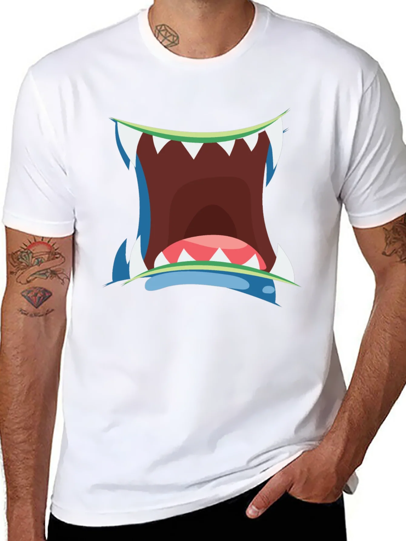 Rebbecca Monster Mouth Graphic T-Shirt