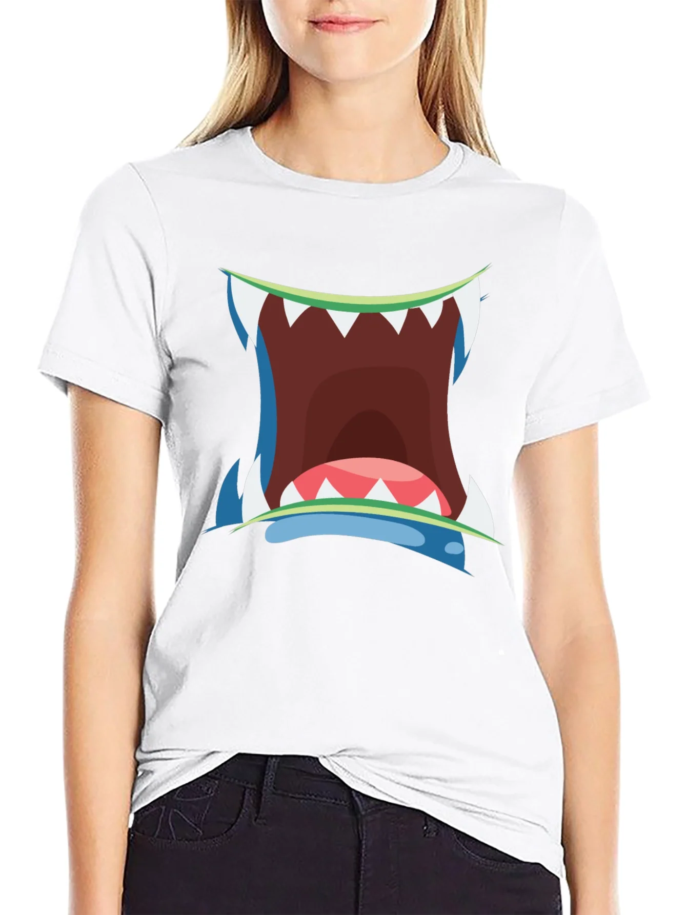 Rebbecca Monster Mouth Graphic T-Shirt