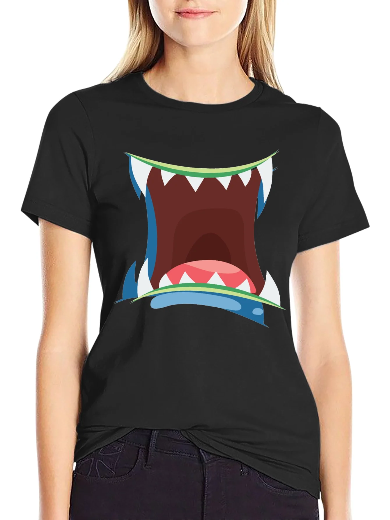 Rebbecca Monster Mouth Graphic T-Shirt