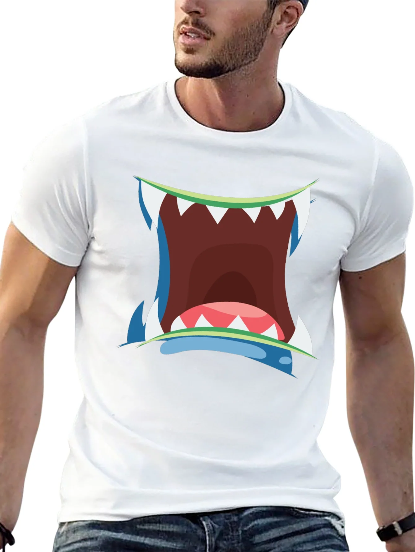 Rebbecca Monster Mouth Graphic T-Shirt