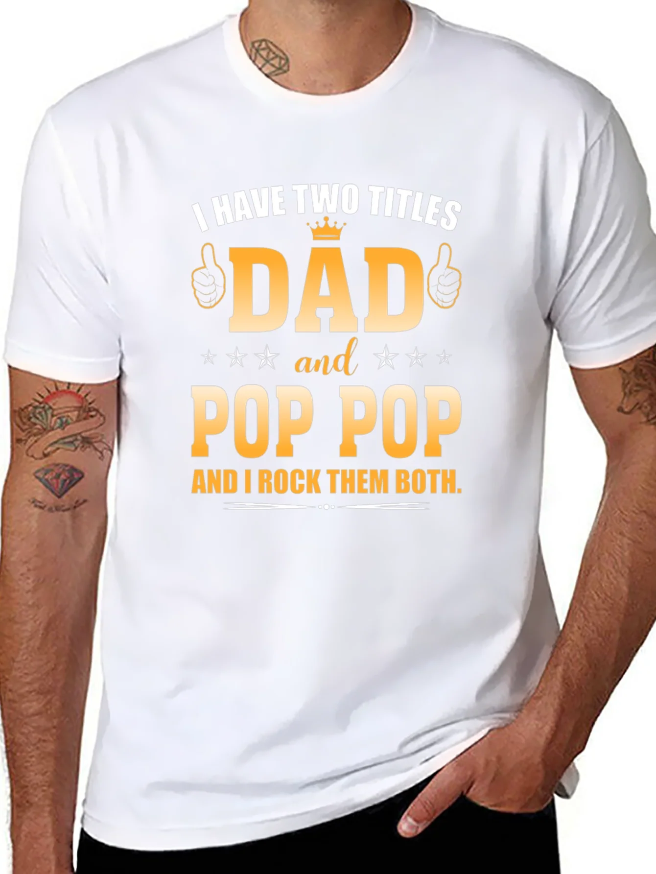 Camiseta para Pap¨¢: Dos T¨ªtulos Geniales