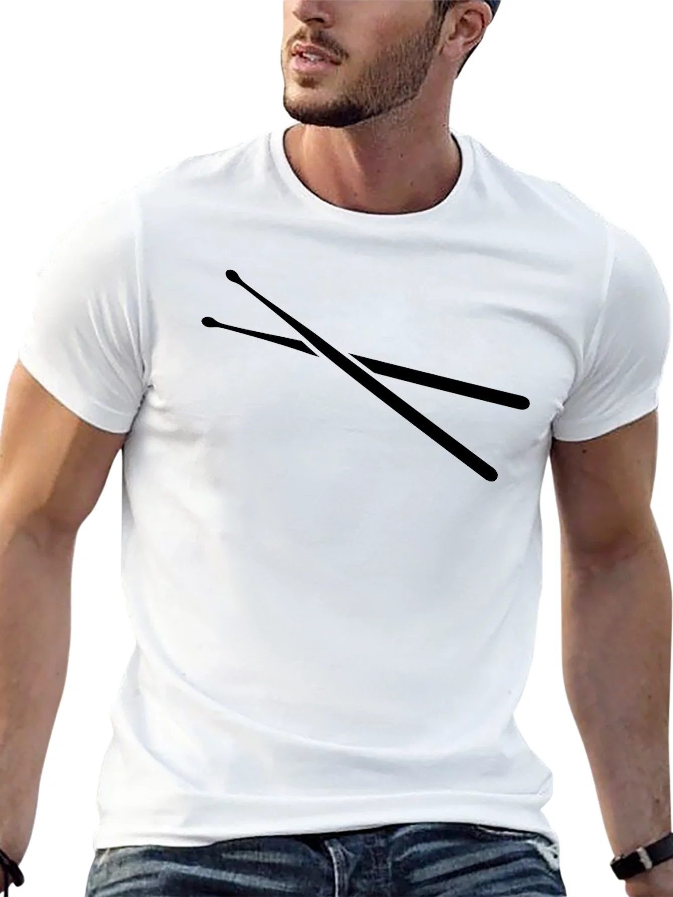Rebbecca Drumstick Graphic Black T-Shirt