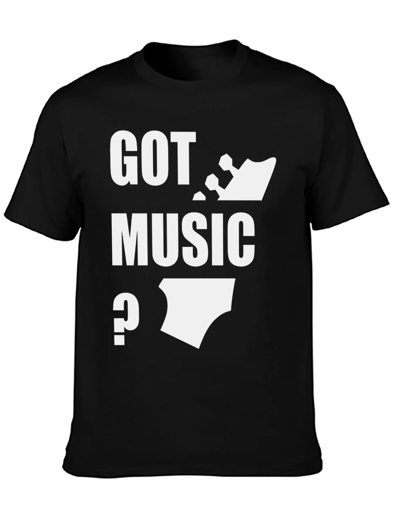 Rebbecca Got Music? Black T-Shirt Graphic Tee